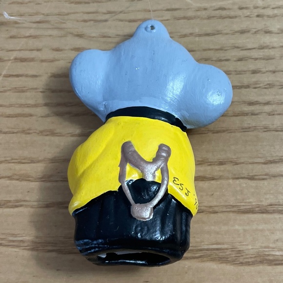 Vintage Ceramic Mouse Christmas Ornament 3.5” Handmade Choir Boy Silent Night - Picture 2 of 7